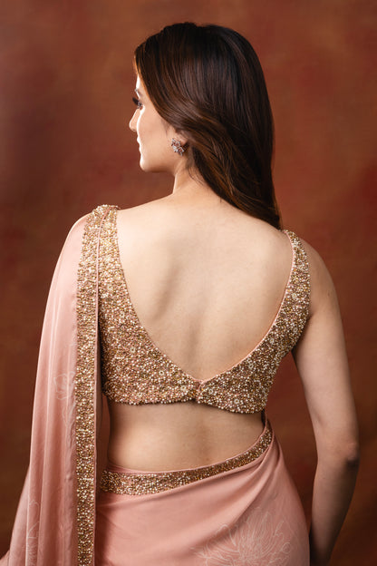 Blush Sari Set
