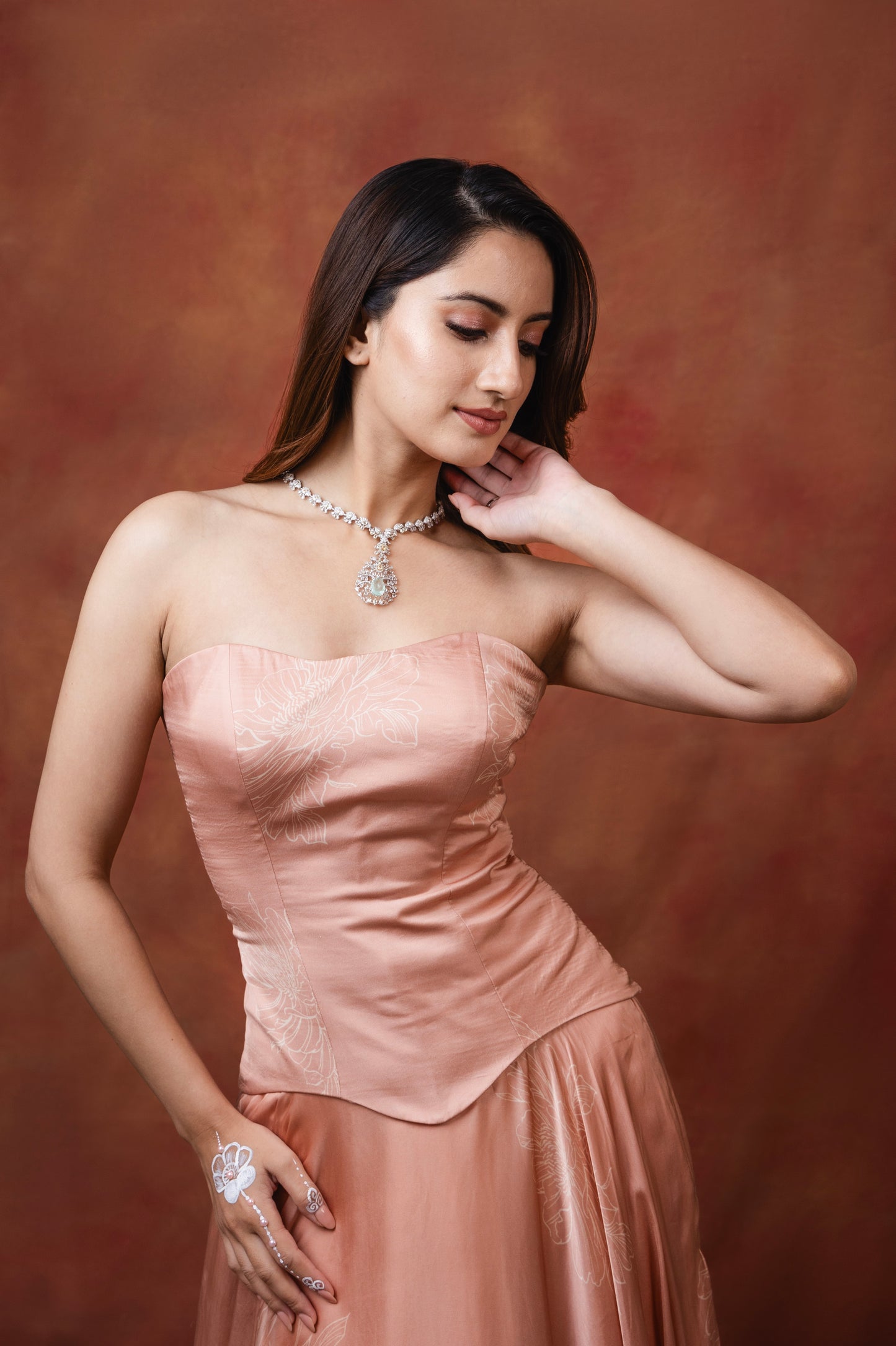 Rosé Lehenga Set