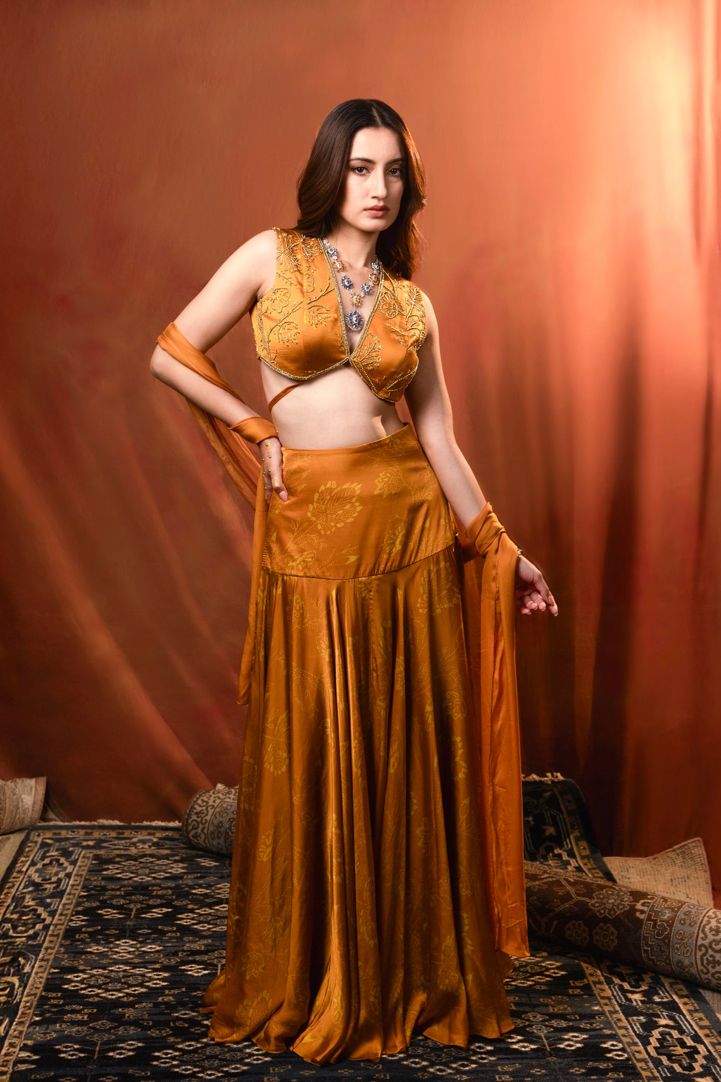 Amber Lehenga Set
