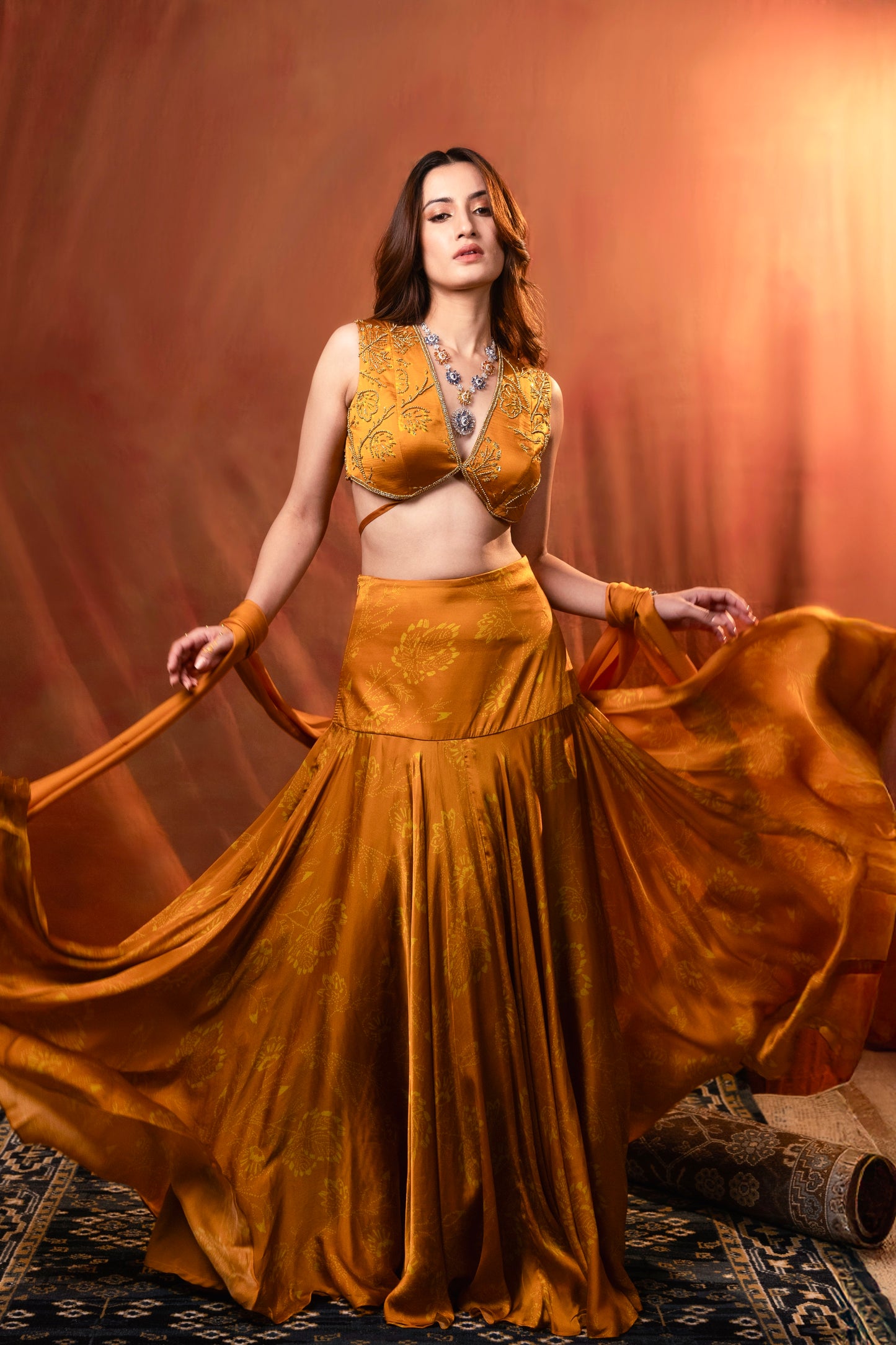 Amber Lehenga Set