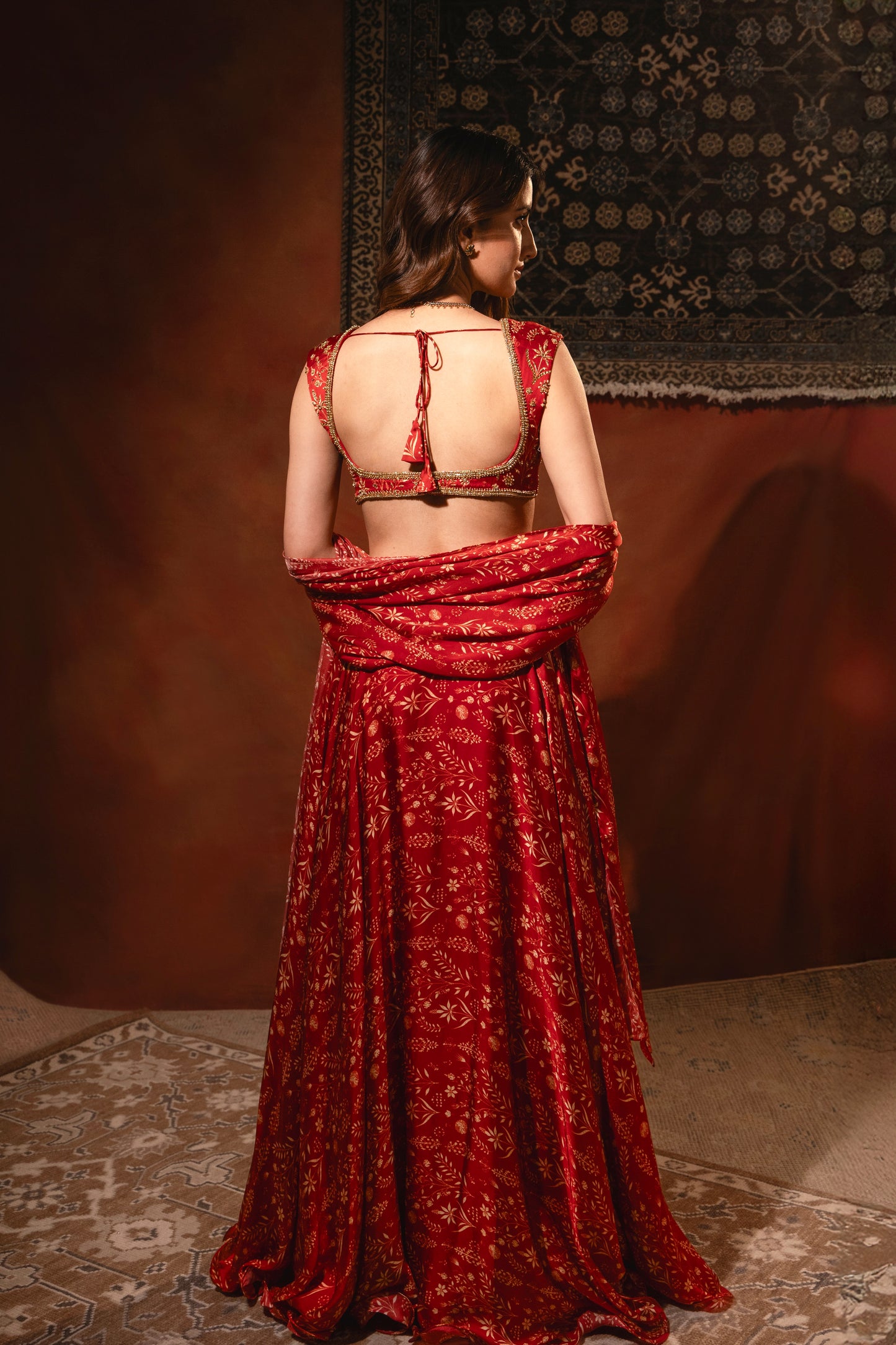 Flame Lehenga Set